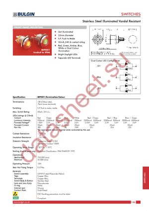 XN5E-BV411MR datasheet  